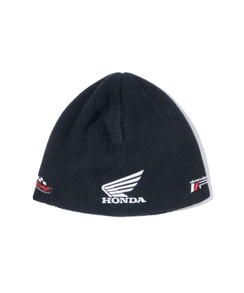 Multi Graphic Patch Beanie_Black