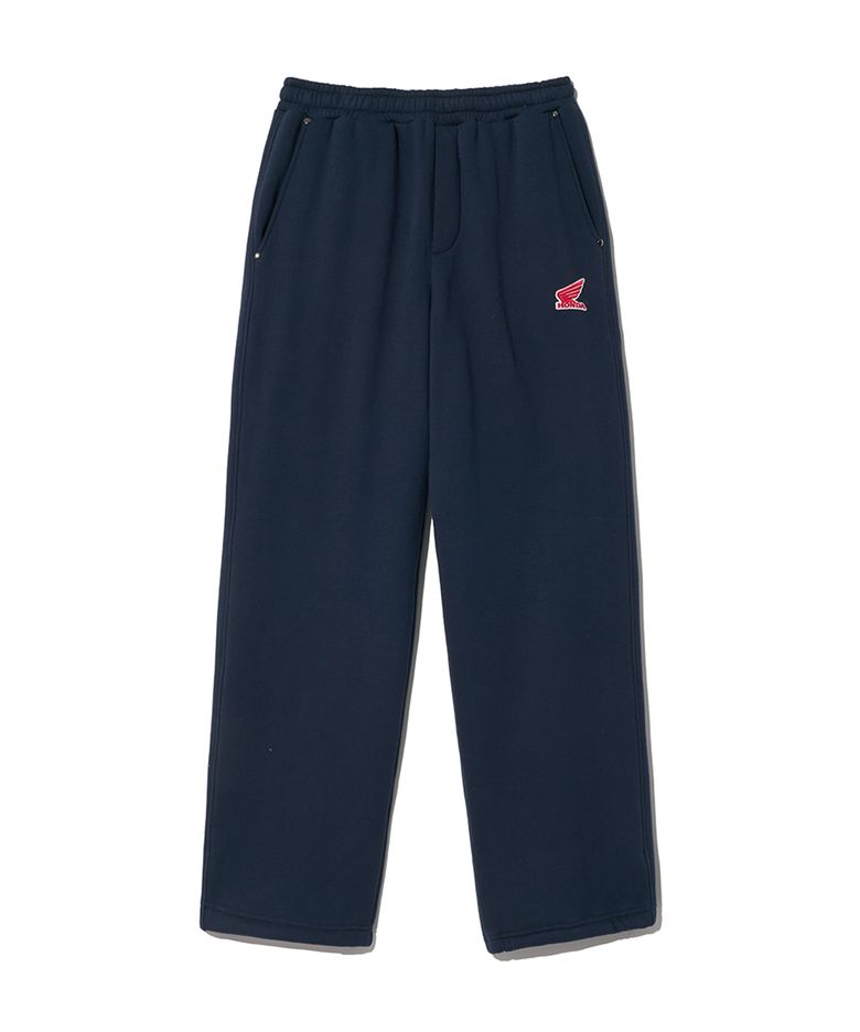Silky Boa Wing logo Sweat Pants_Navy