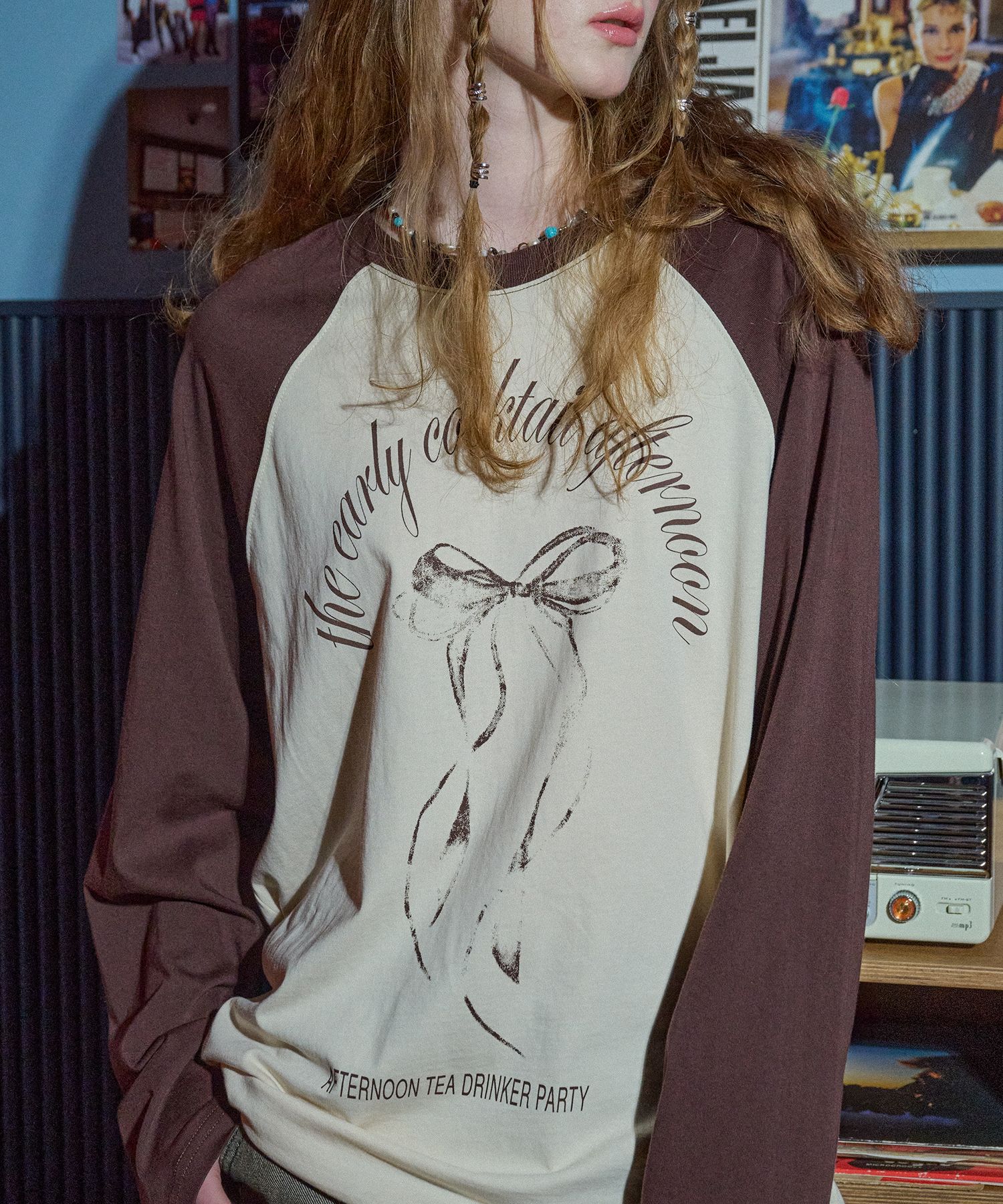 【CPGN STUDIO】24SS★ Carpediem Raglan Long Sleeve MUSINSA | CPGN STUDIO Cocktail Raglan Long Sleeve Brown