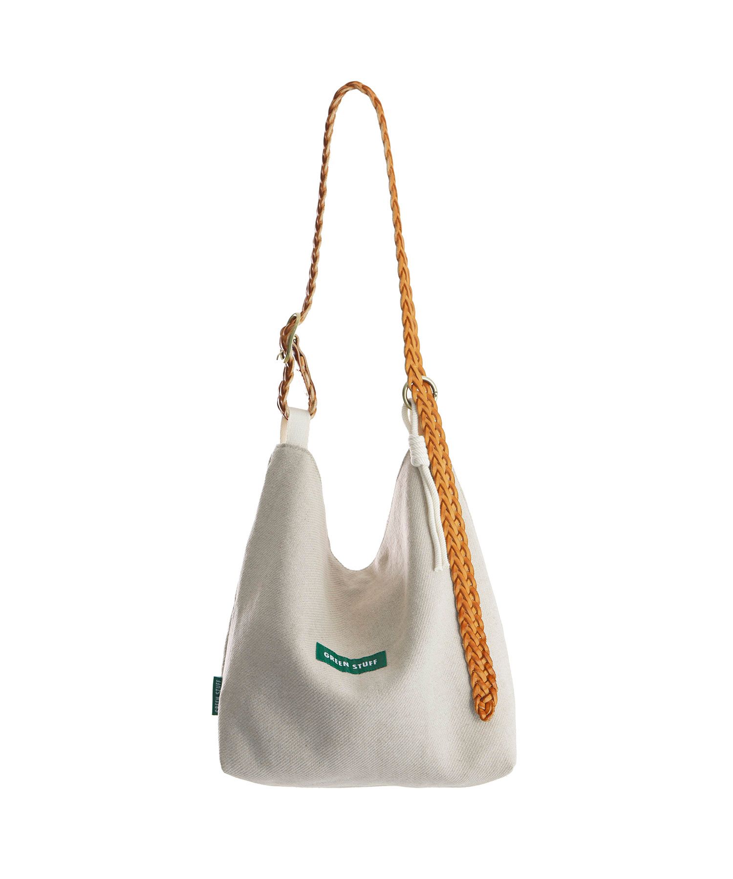 ショルダーバッグ・ポシェット GREEN STUFF Belted shoulder bag B2 linen gabardine beige MUSINSA | GREEN STUFF belted shoulder bag B2 - linen
