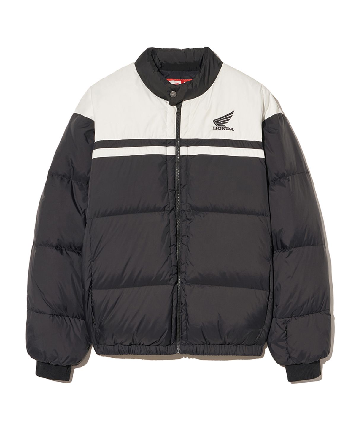 핍스 모터사이클(PHYPS MOTORCYCLE) Honda Wing logo Short Puffer_Black