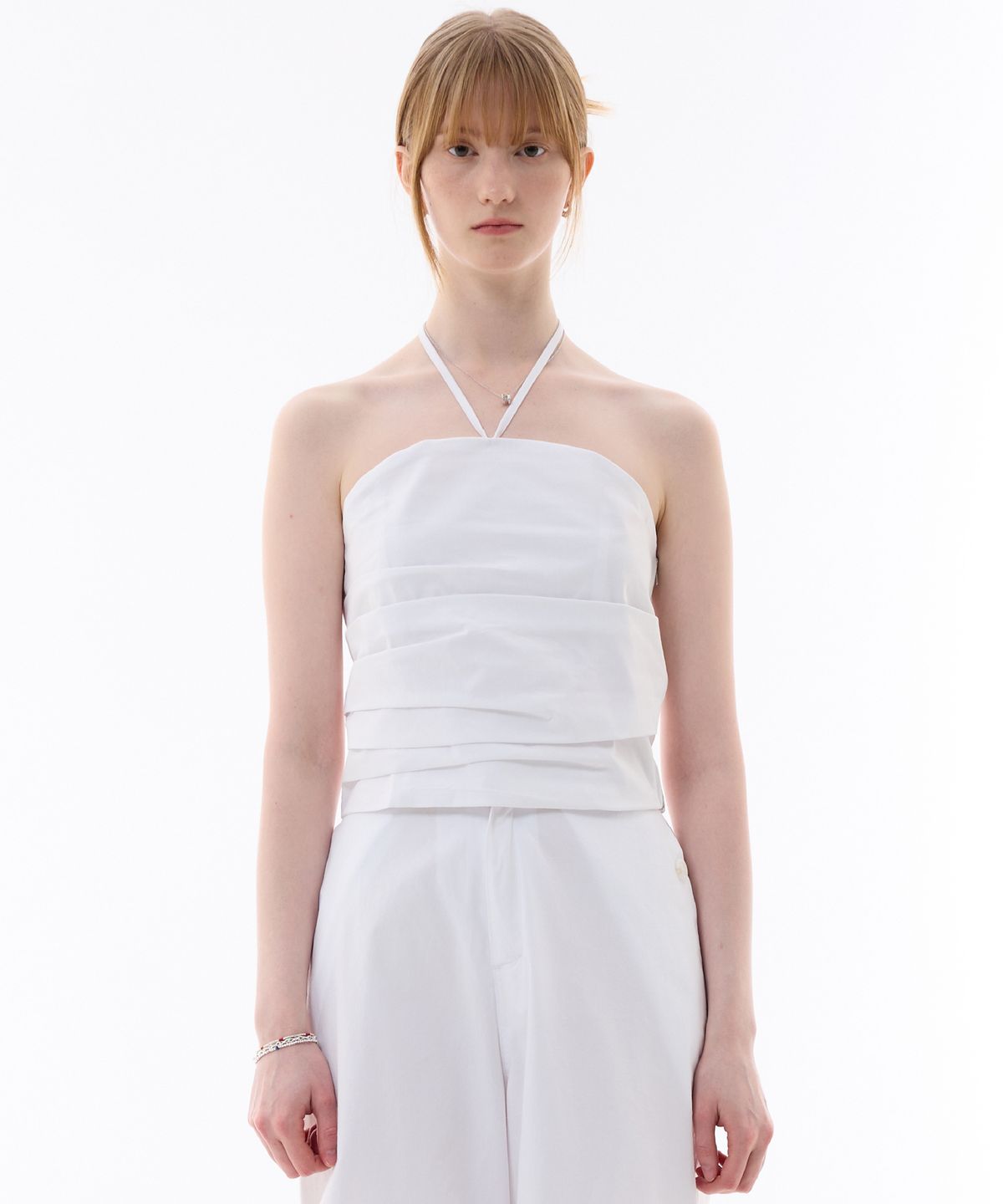 아리킴(ARIKIM) MELLIFLUOUS STRING TUBE TOP / WHITE