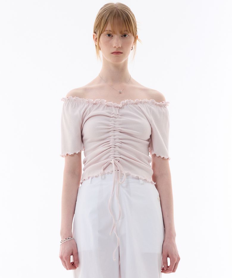 XOXO OFF-SHOULDER / PINK