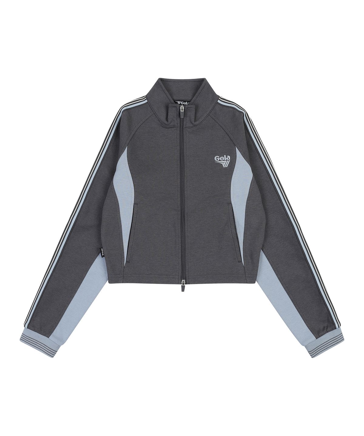 골라(GOLA) W ATHLETIC TRACK ZIP-UP [CHARCOAL]