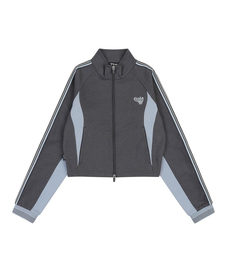 W ATHLETIC TRACK ZIP-UP [CHARCOAL]