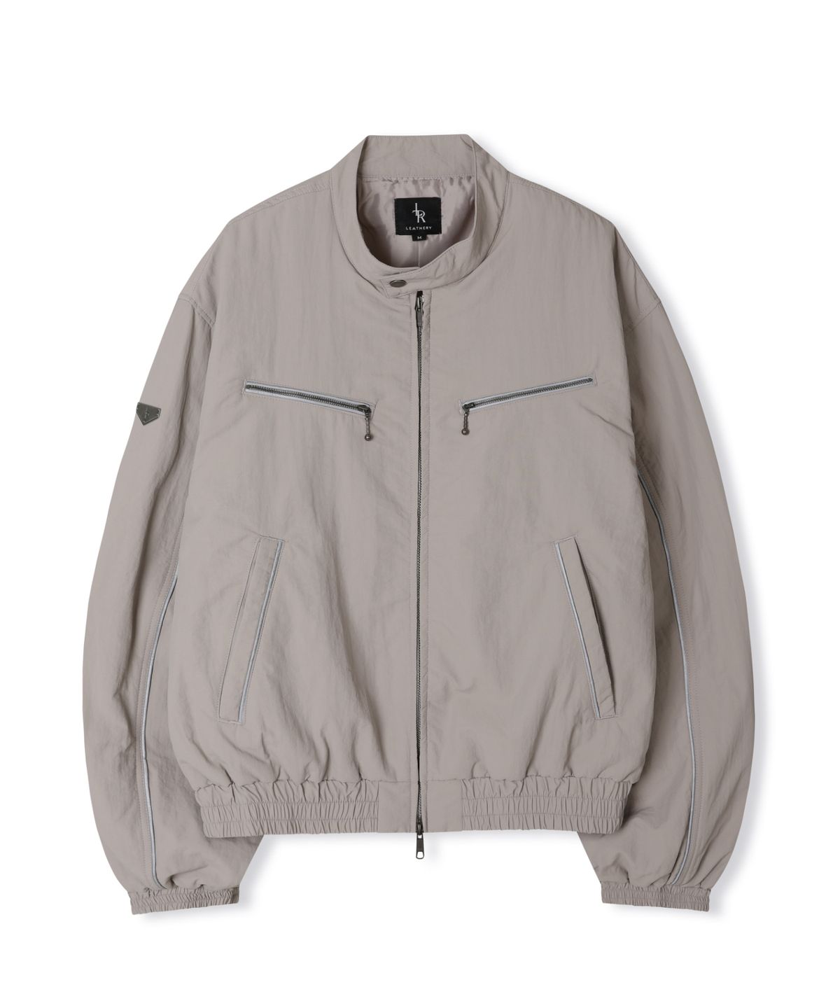 레더리(LEATHERY) 스플릿 나일론 자켓 [WARM GREY]