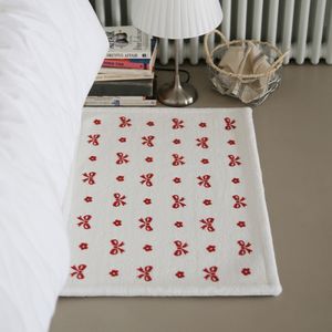 워키 리본 패턴 극세사 발매트