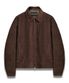 오버핏 풀업 스웨이드 싱글 자켓 MOCHA