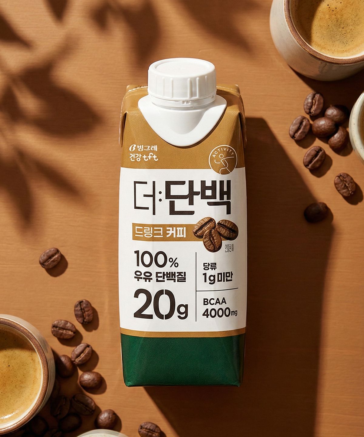 빙그레(BINGGRAE) [36팩] 더단백 드링크 250ml 커피 (18팩 x 2박스)