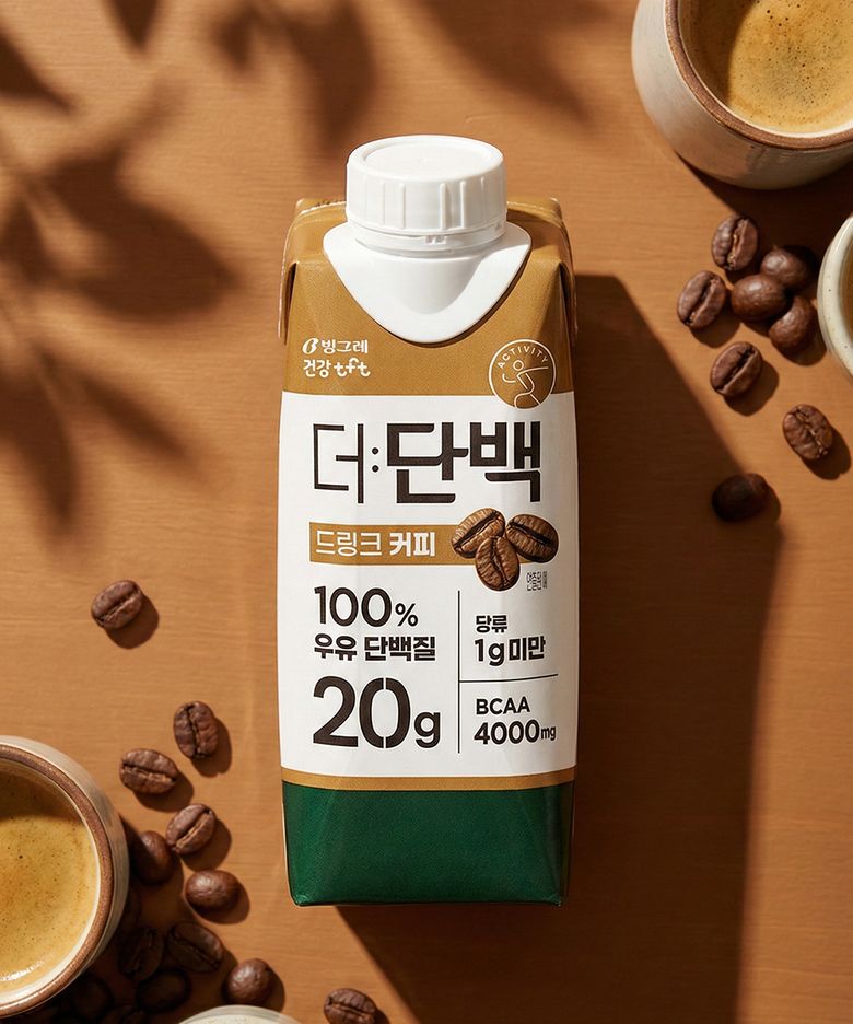 [36팩] 더단백 드링크 250ml 커피 (18팩 x 2박스)