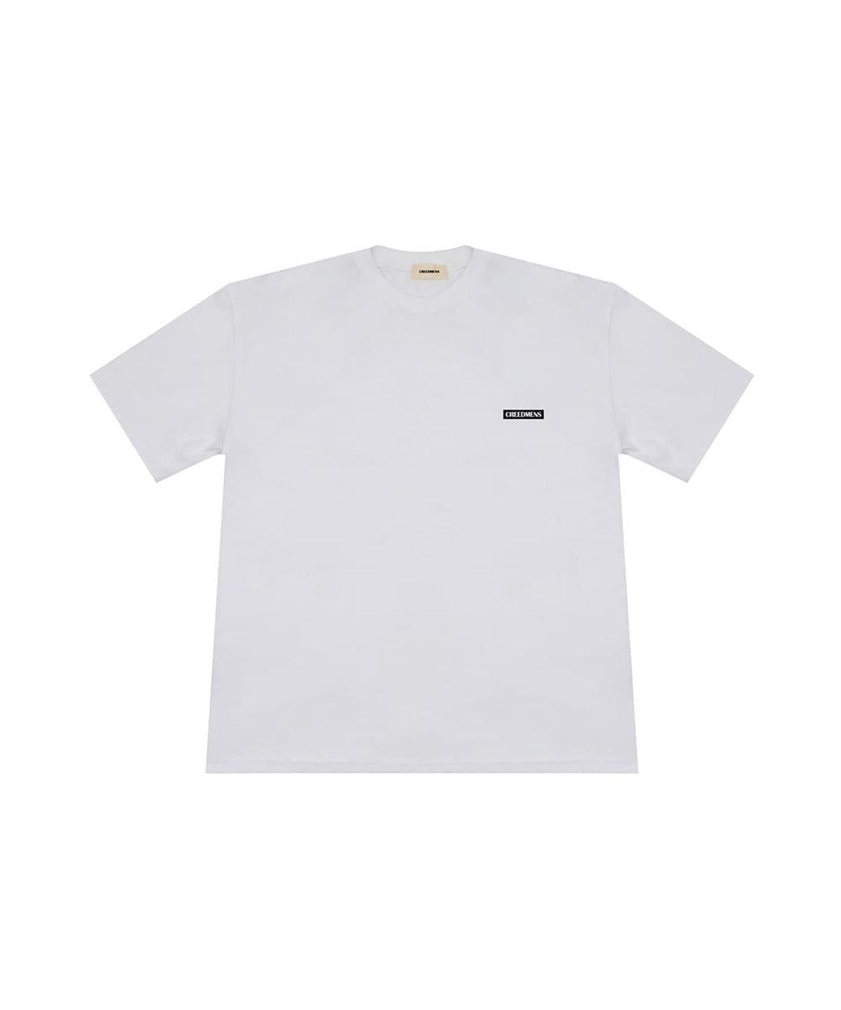 크레드먼스(CREEDMENS) 크레드 스퀘어 반팔티 (White)