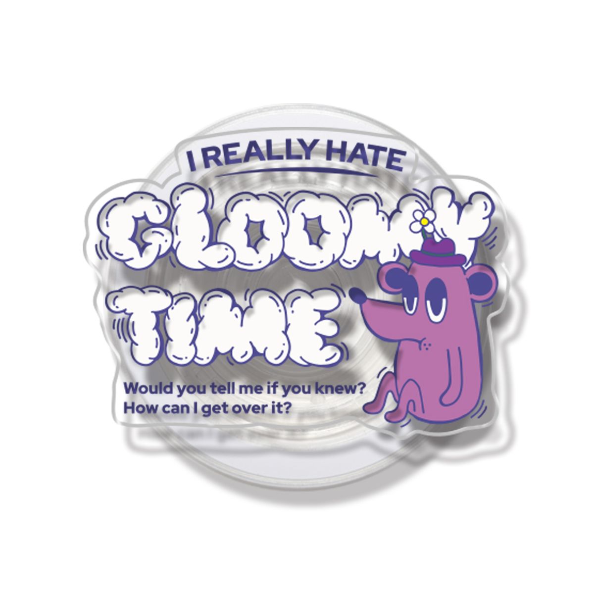 스플래시코드(SPLASHCODE) 맥세이프 클리어톡 - 그루미 타임 핑크(Gloomy Time Pink)