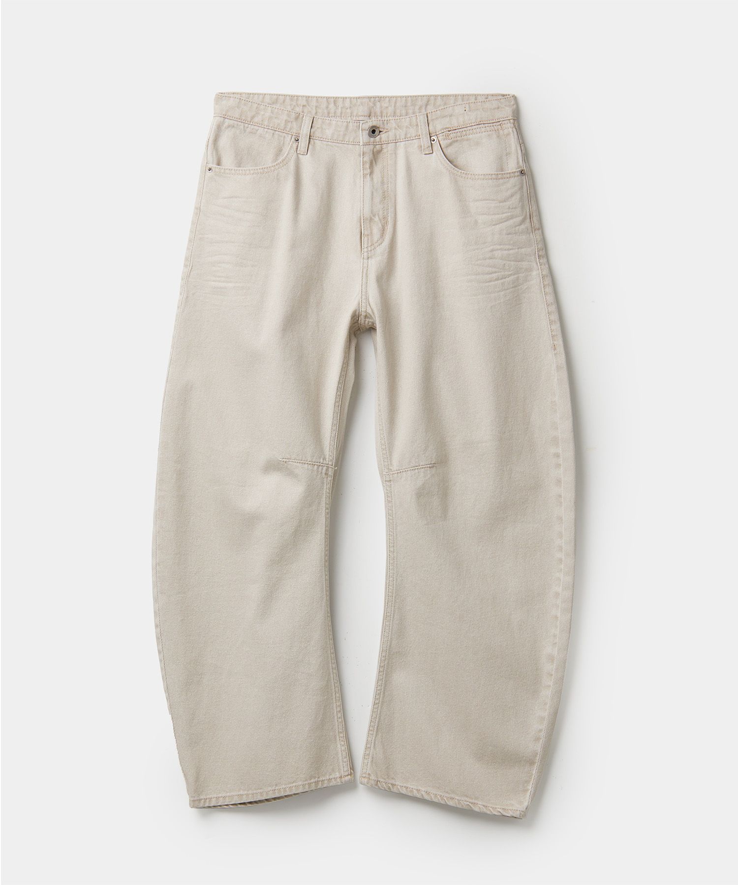 MUSINSA公式 | COOR エンボワッシュドディープカーブデニムパンツ 
