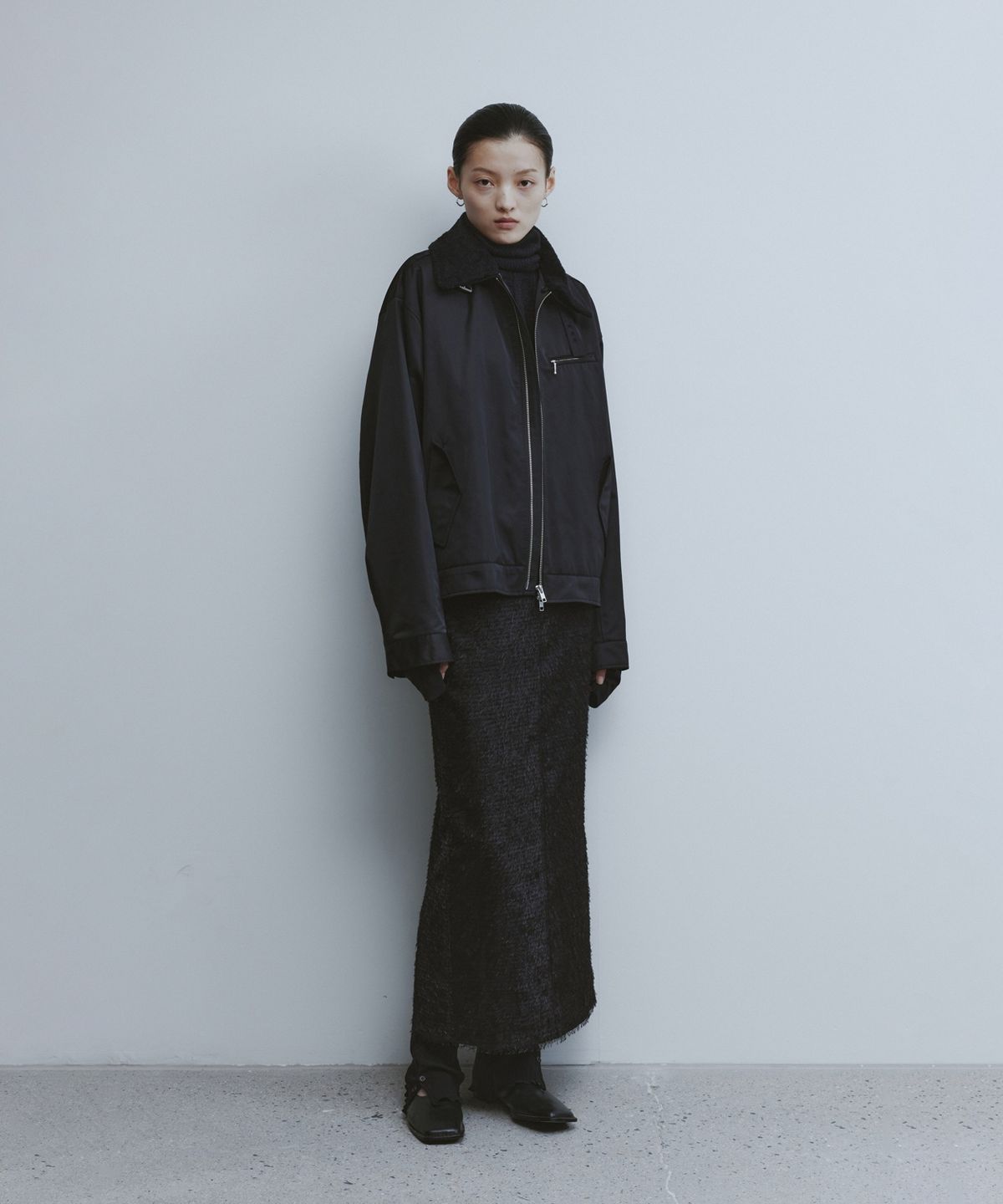유스(YOUTH) Maxi Skirt - Black