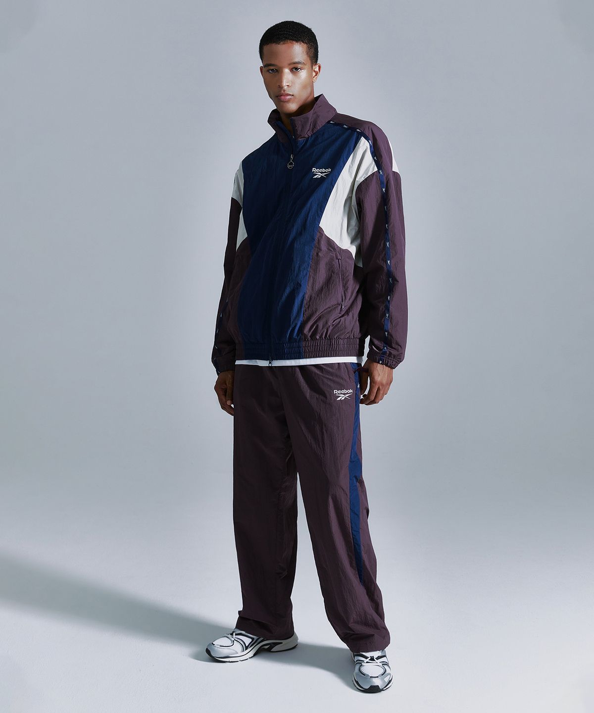 리복(REEBOK) 라이벌 웜업 팬츠 - 버건디