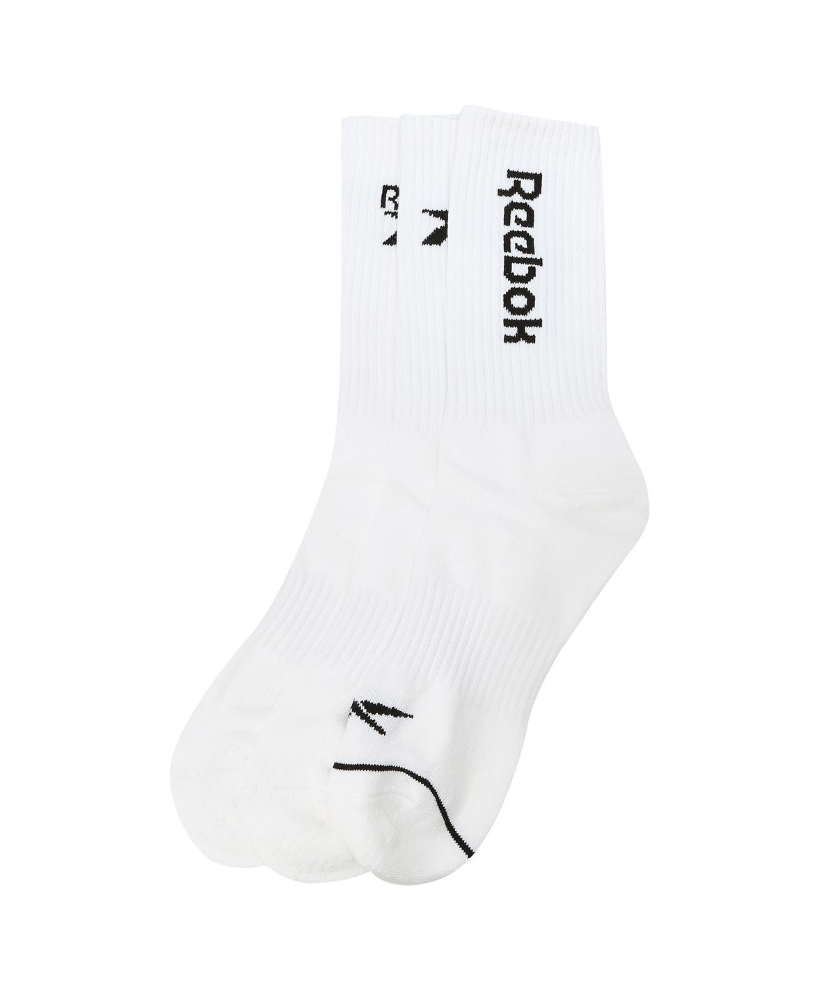 리복(REEBOK) 베이직 크루삭스 3PACK - 화이트