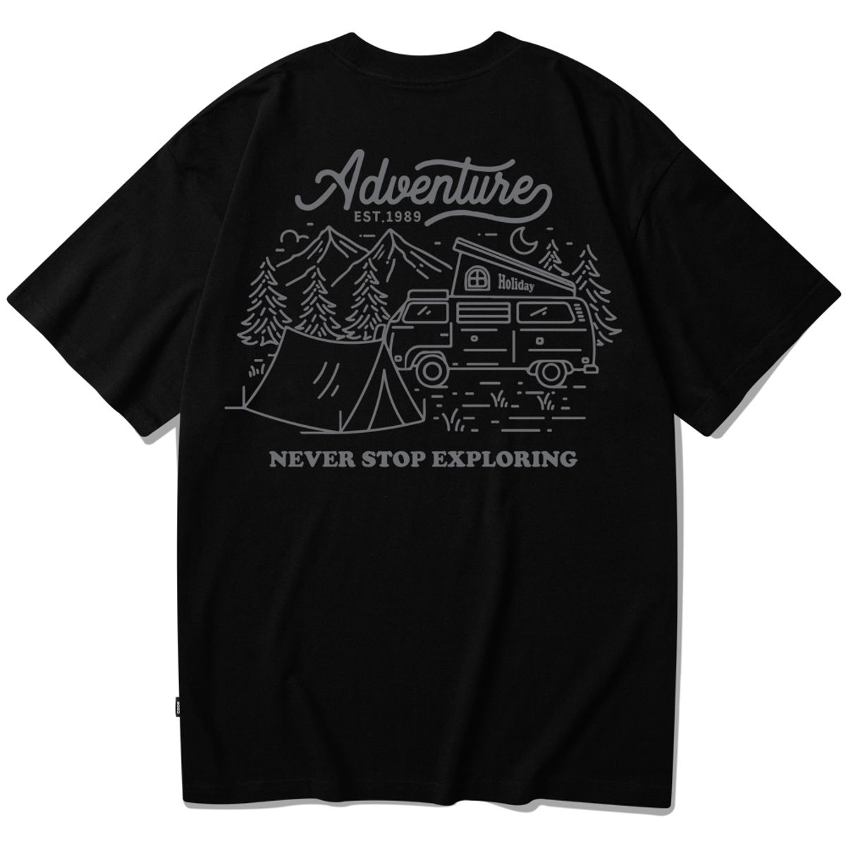 스플래시코드(SPLASHCODE) 반팔 티셔츠 블랙 - 어드벤쳐(Adventure)