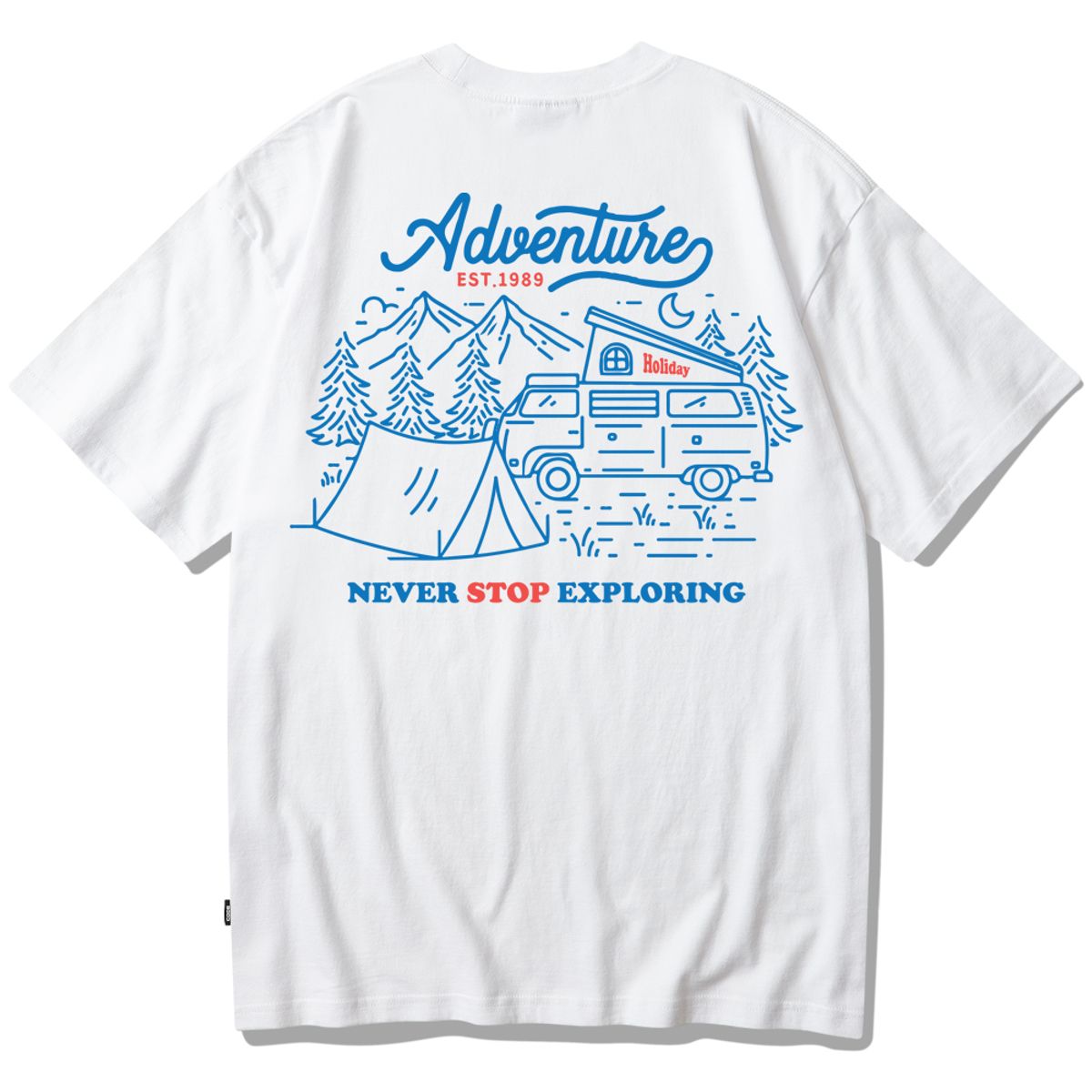 스플래시코드(SPLASHCODE) 반팔 티셔츠 화이트 - 어드벤쳐(Adventure)