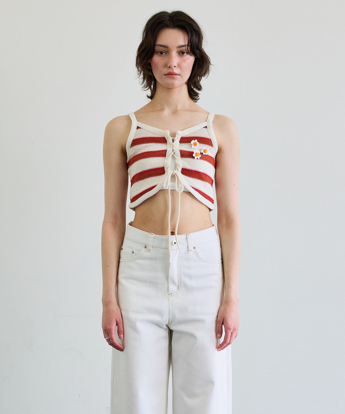 아리킴(ARIKIM) MIMI STRIPE SLEEVELESS / RED