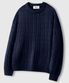 오버핏 볼륨 워셔블 크루넥 케이블 니트_9COLOR