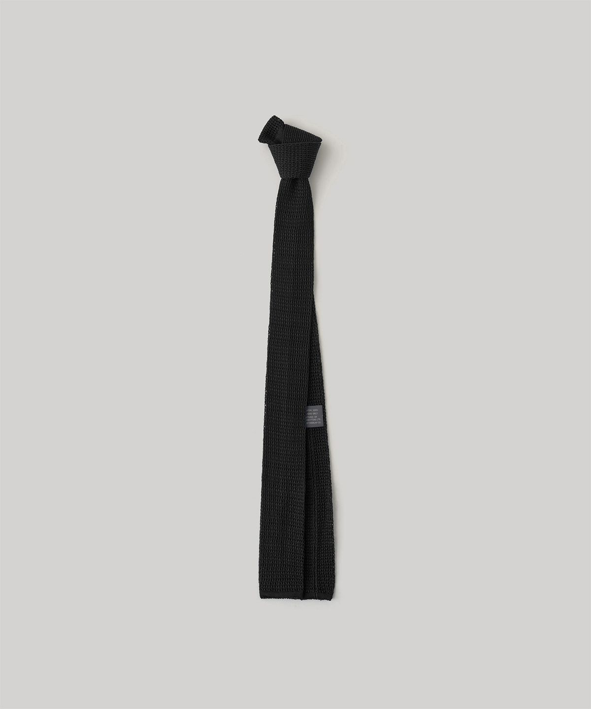 어나더 오피스(ANOTHER OFFICE) Legacy Knit Tie (Black)