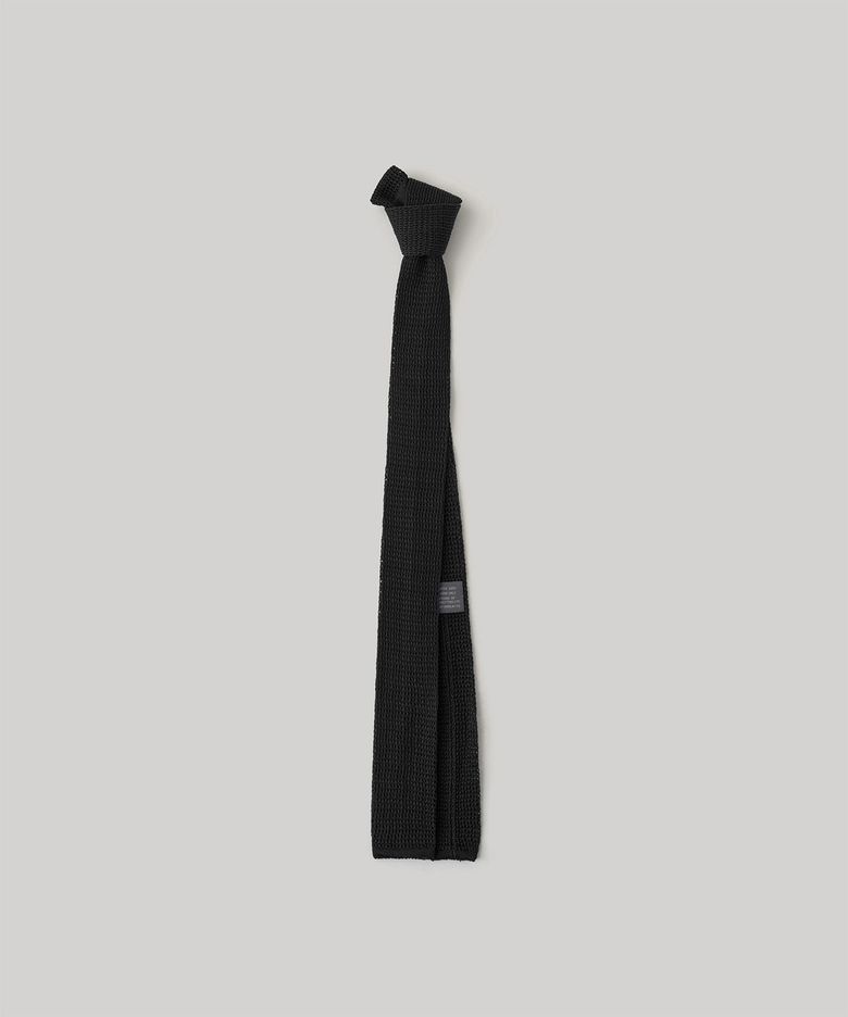 Legacy Knit Tie (Black)