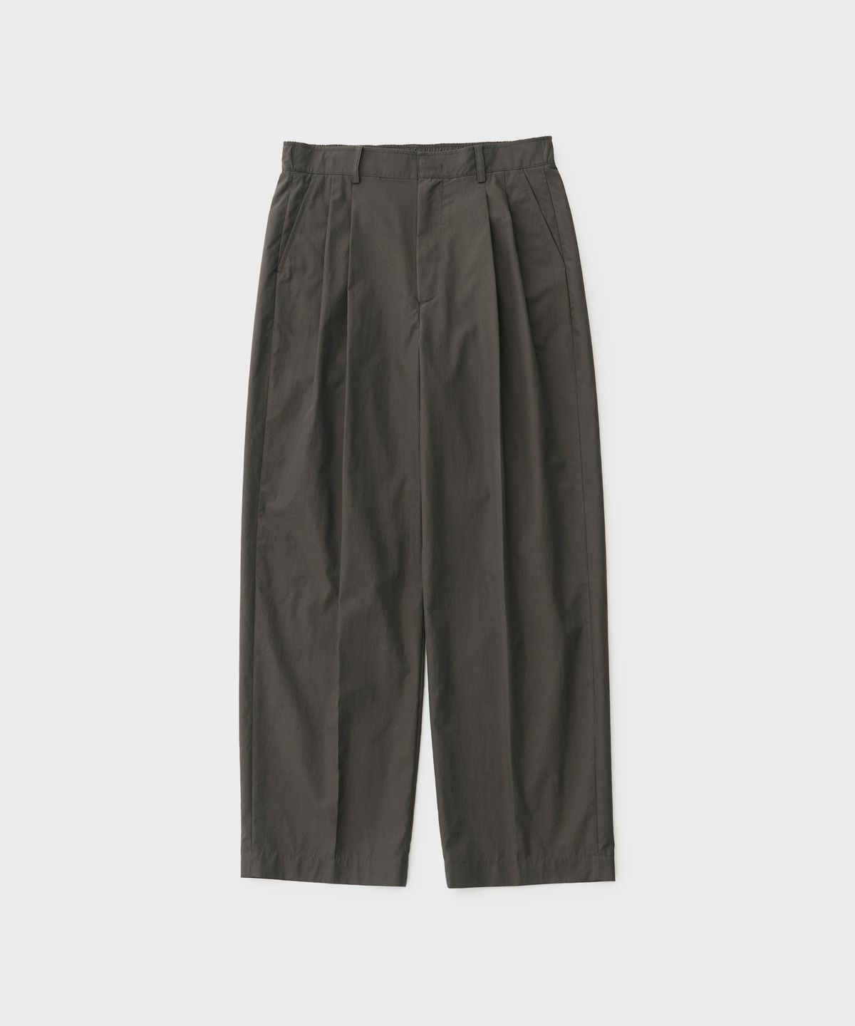 어나더 오피스(ANOTHER OFFICE) Bonjour 2Tuck Pants (Graphite)