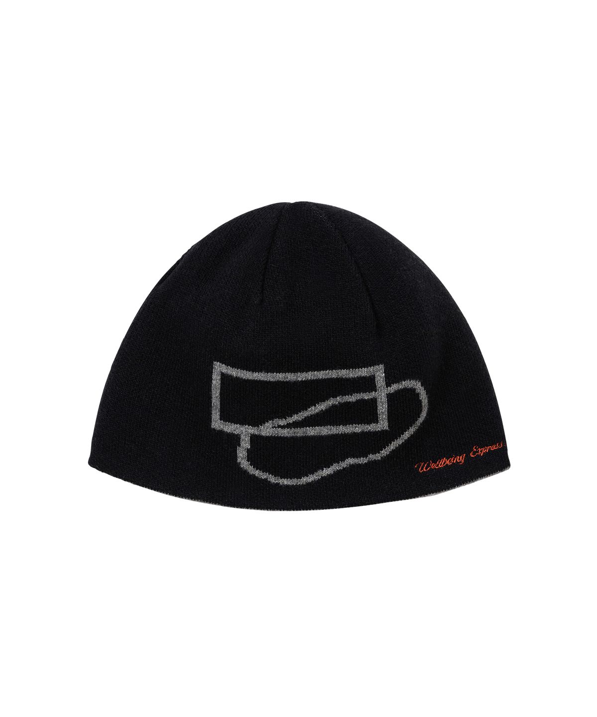 웰빙익스프레스(WELLBEING EXPRESS) Reversible Beanie Black
