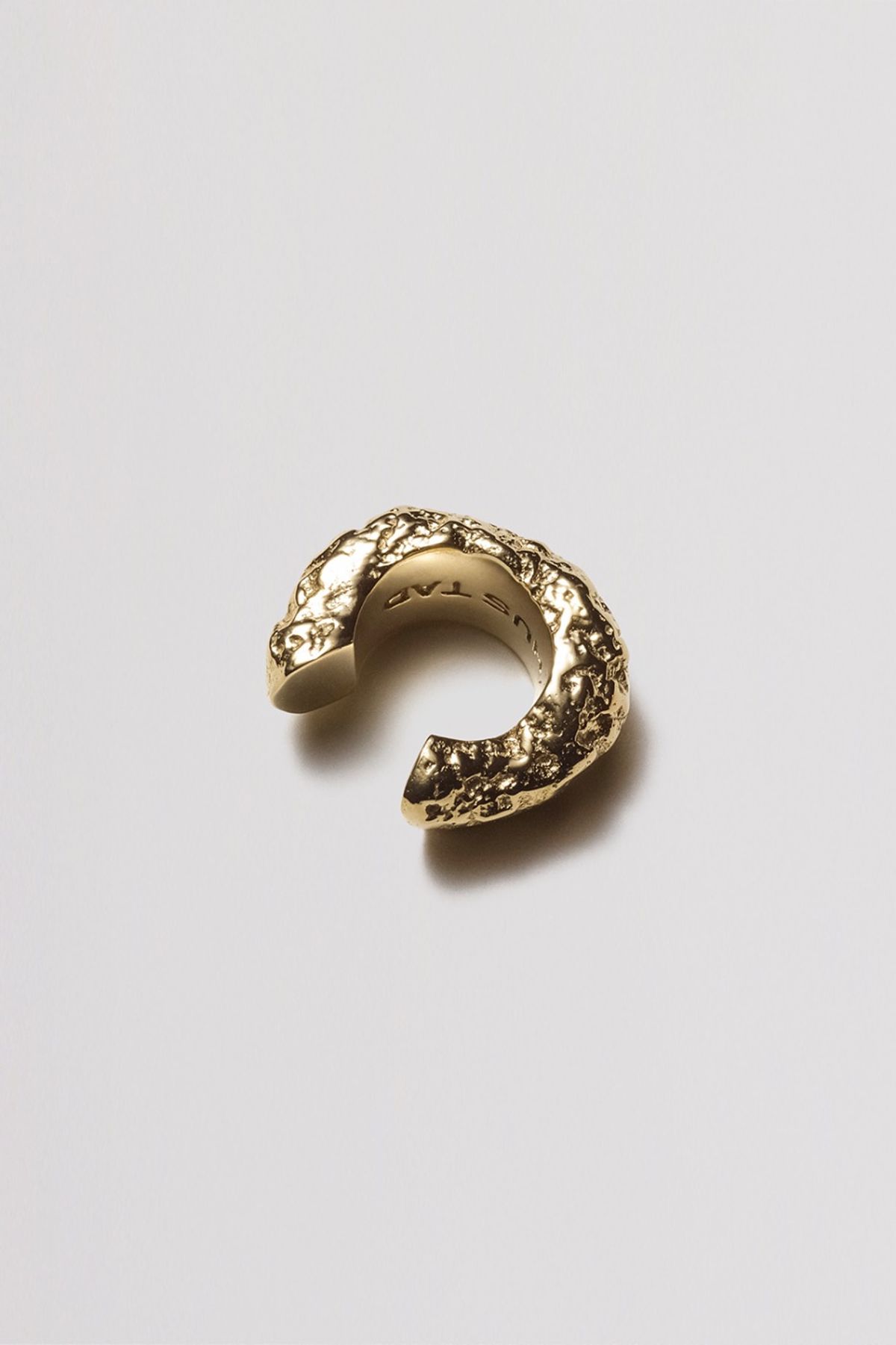 휴스타드(HUSTAD) 210  GOLD  Donut Earcuff _ 14k 골드  도넛 이어커프