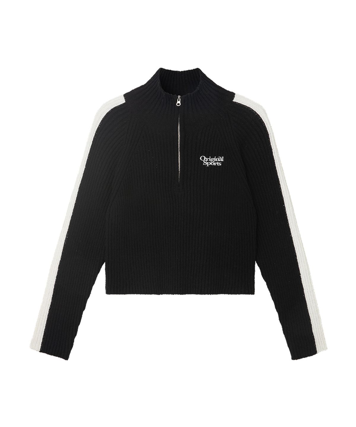 프로-스펙스(PRO-SPECS) W HALF NECK KNIT PULLOVER BLAK