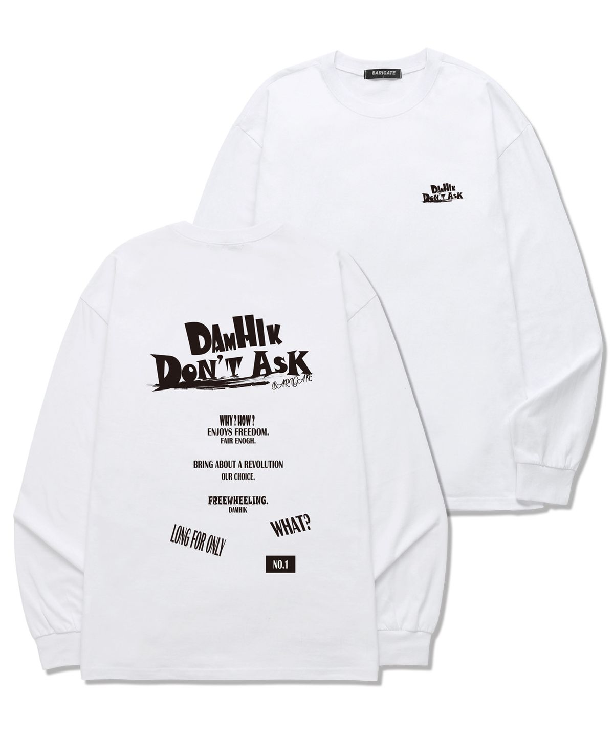 바리게이트(BARIGATE) DAMHIK 롱슬리브 (BLS006) 화이트