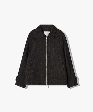 [24FW] 브라운 LKW21477 헤링본 점퍼