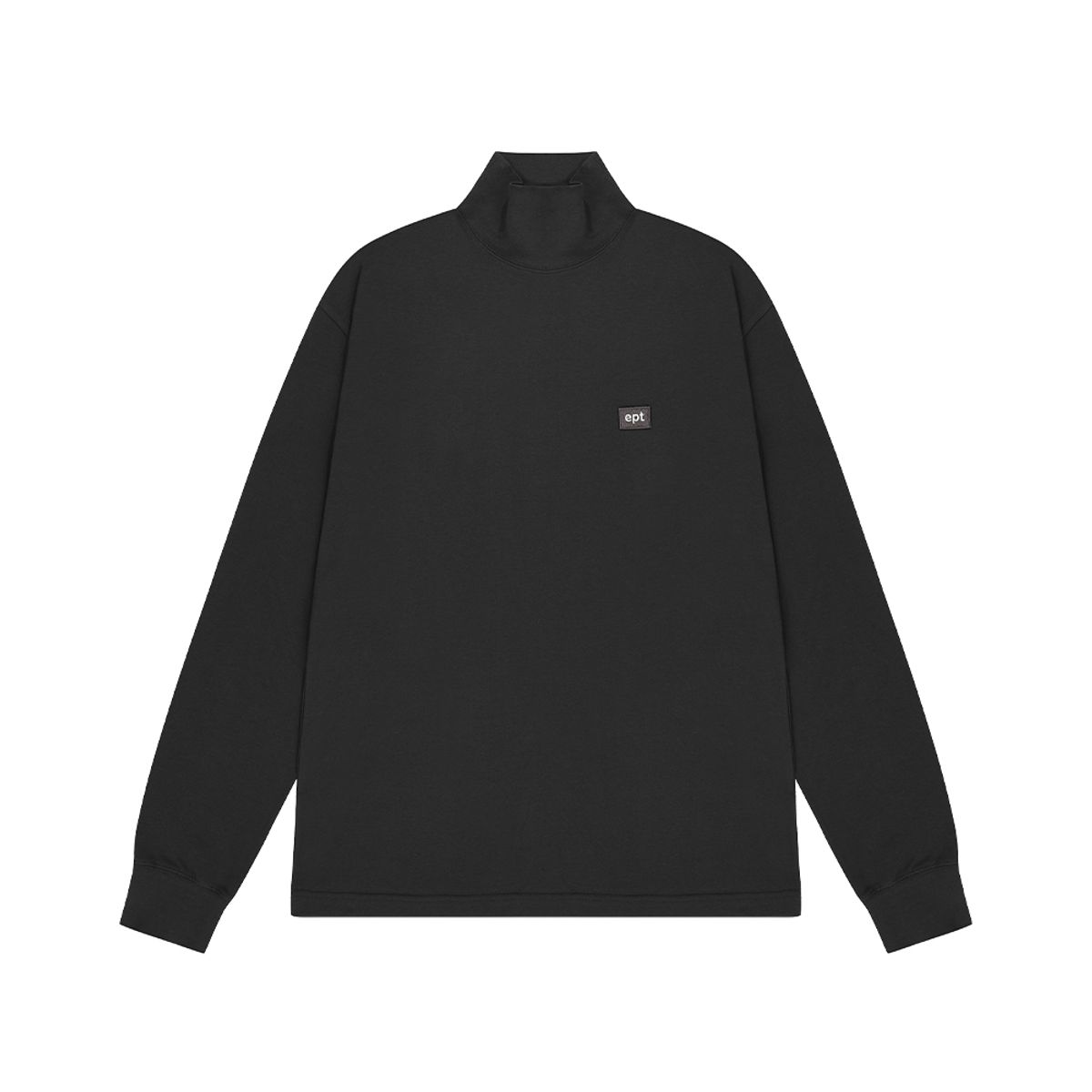 이피티(EPT) HALF NECK LONG SLEEVE (CHARCOAL)