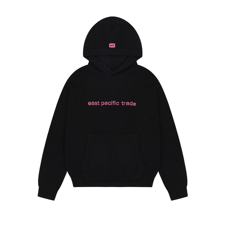 KNIT HOODIE (BLACK)