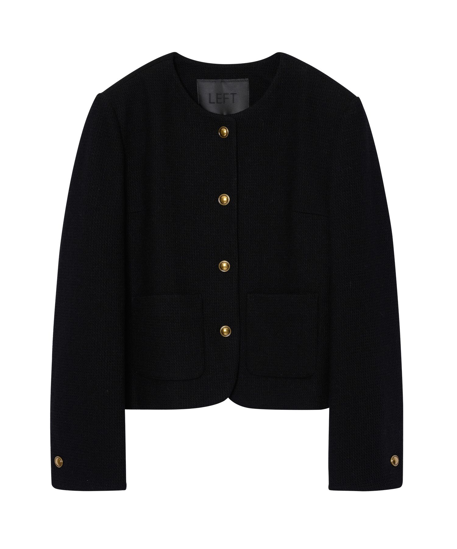 ジャケット・アウター MUSINSA ROUND NECK TWEED JACKET MUSINSA | MUSINSA STANDARD WOMAN Women's Round Neck Tweed