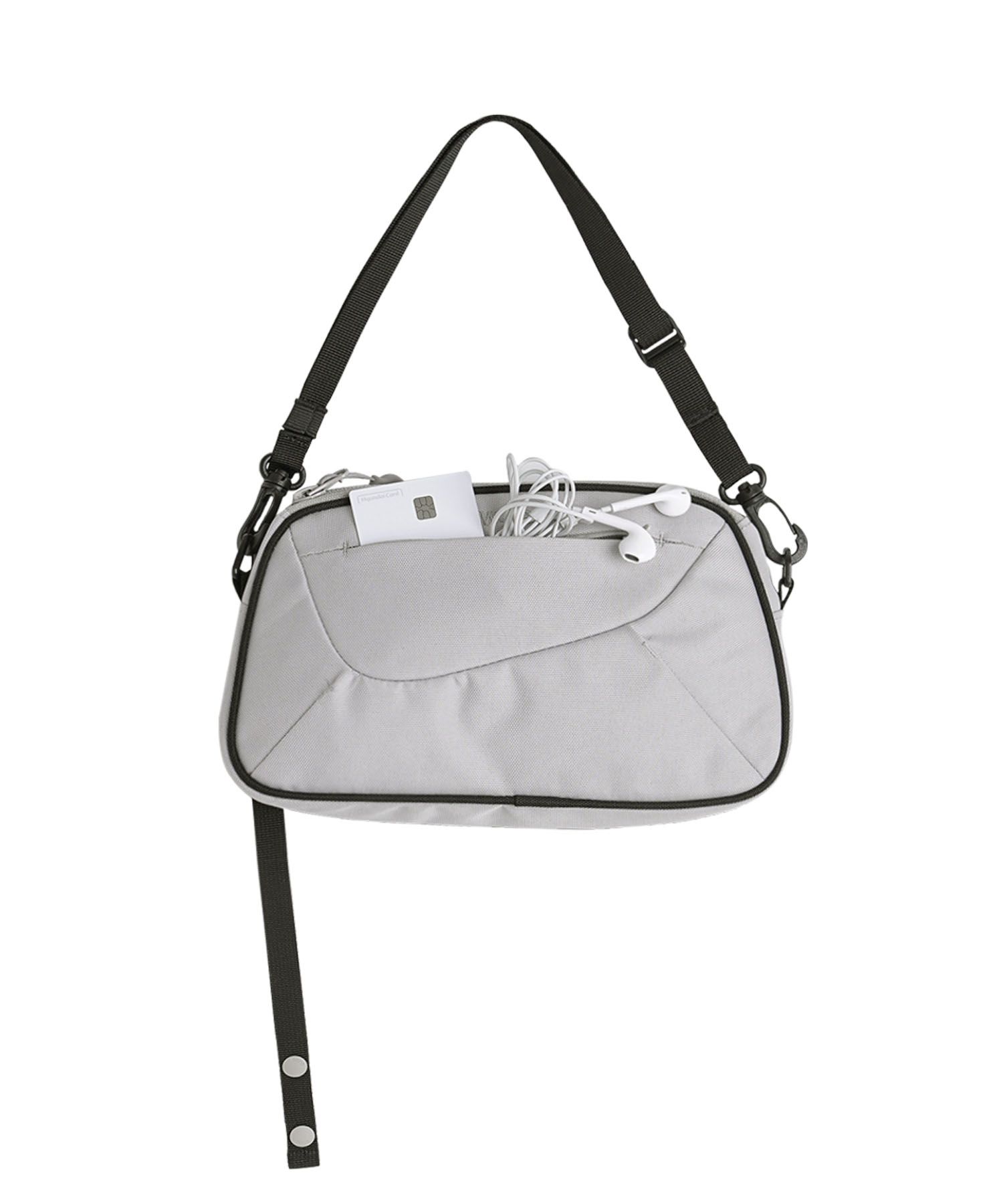 ◆ojos◆ Trapezoid Nylon Hobo Bag Grey 24FW-AC01-GR MUSINSA | OJOS Trapezoid Nylon Hobo Bag / Grey