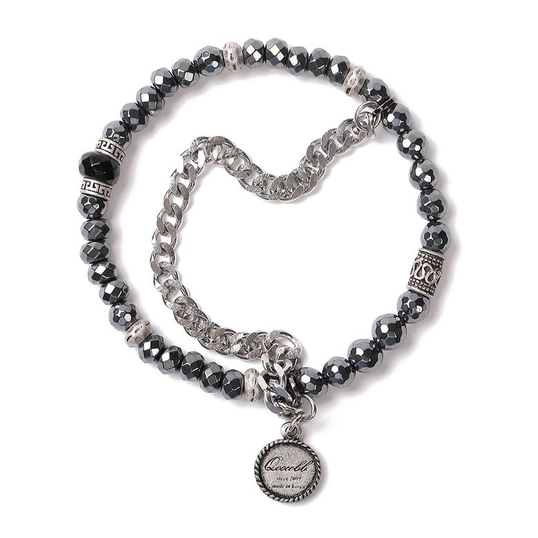 헤마타이트 체인 원석 팔찌 Gemstone Chain-05