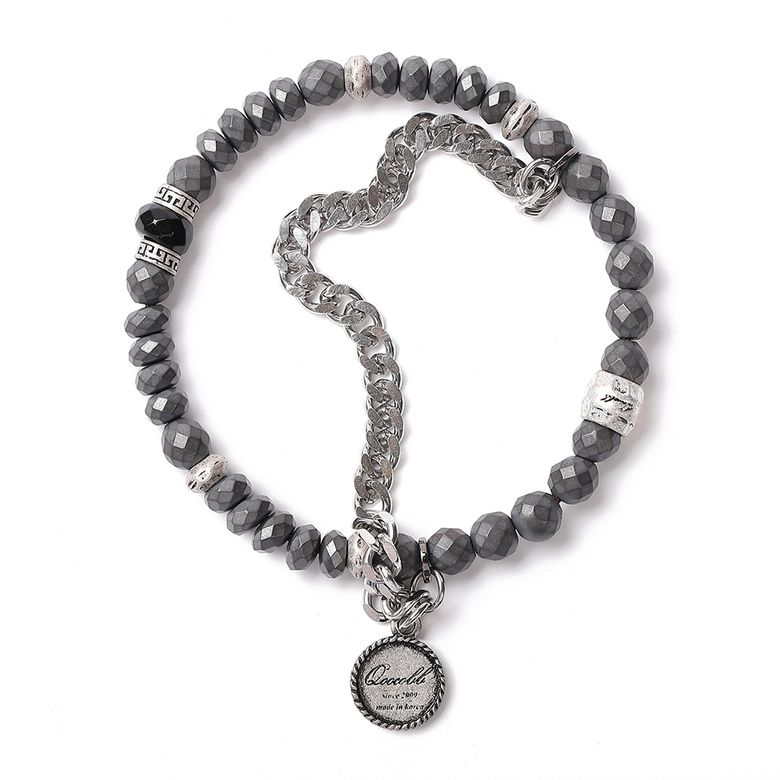 무광 헤마타이트 체인 원석팔찌 Gemstone Chain-07