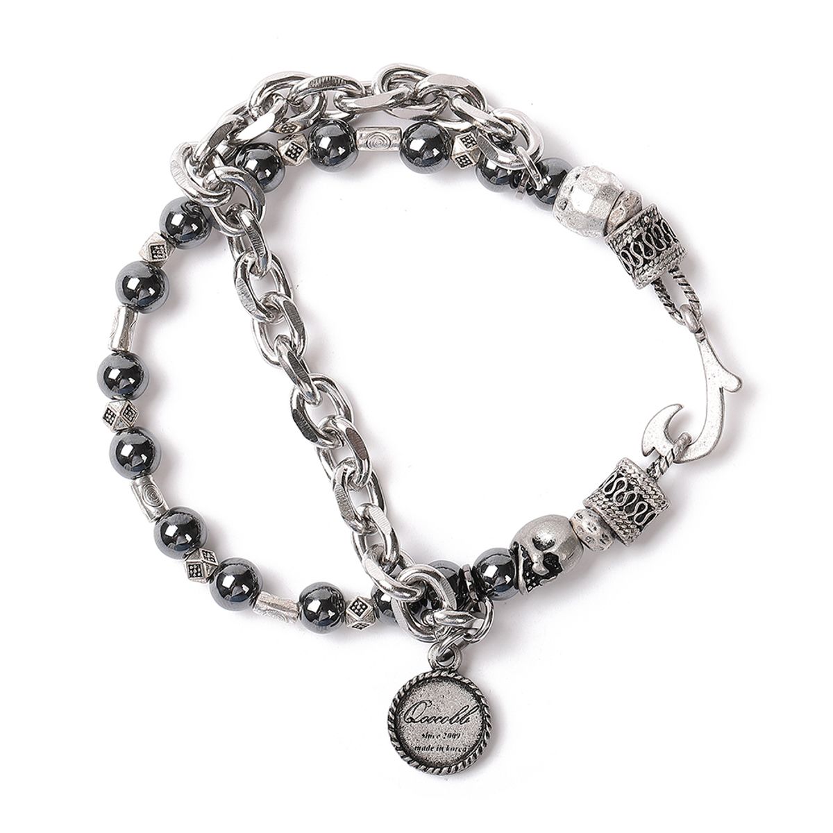 쿠콥(QOOCOBB) 헤마타이트 체인 원석팔찌 Gemstone Chain-10