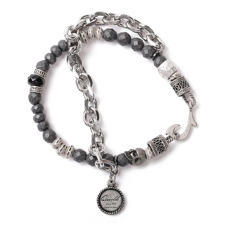 무광 헤마타이트 체인 원석 팔찌 Gemstone Chain-12