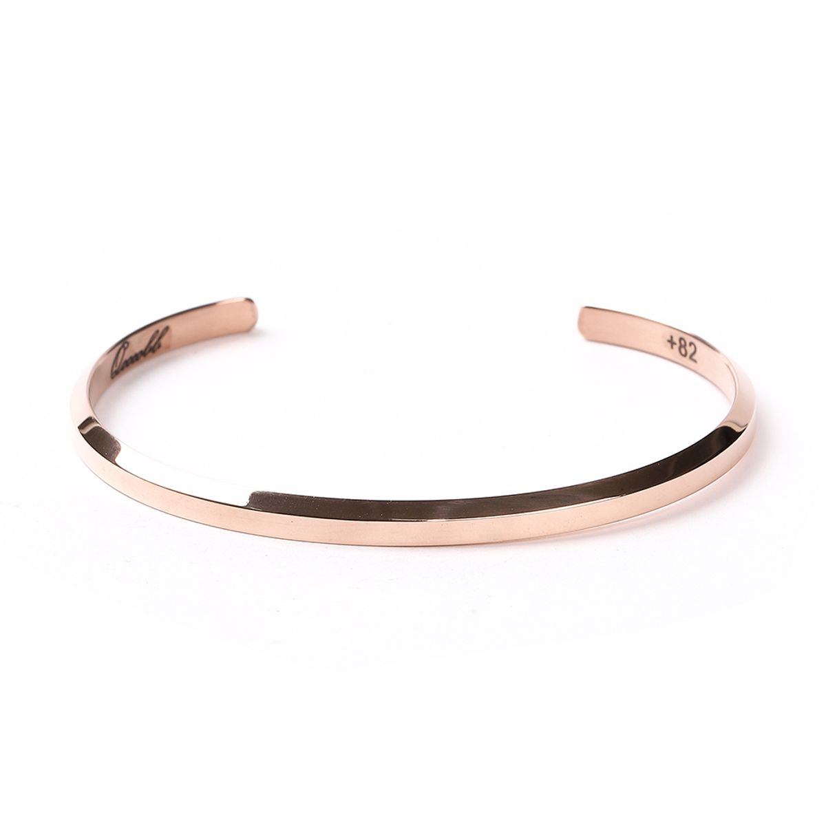 쿠콥(QOOCOBB) 로즈골드 플레이티드 뱅글 팔찌 Rose Gold Plated Bangle