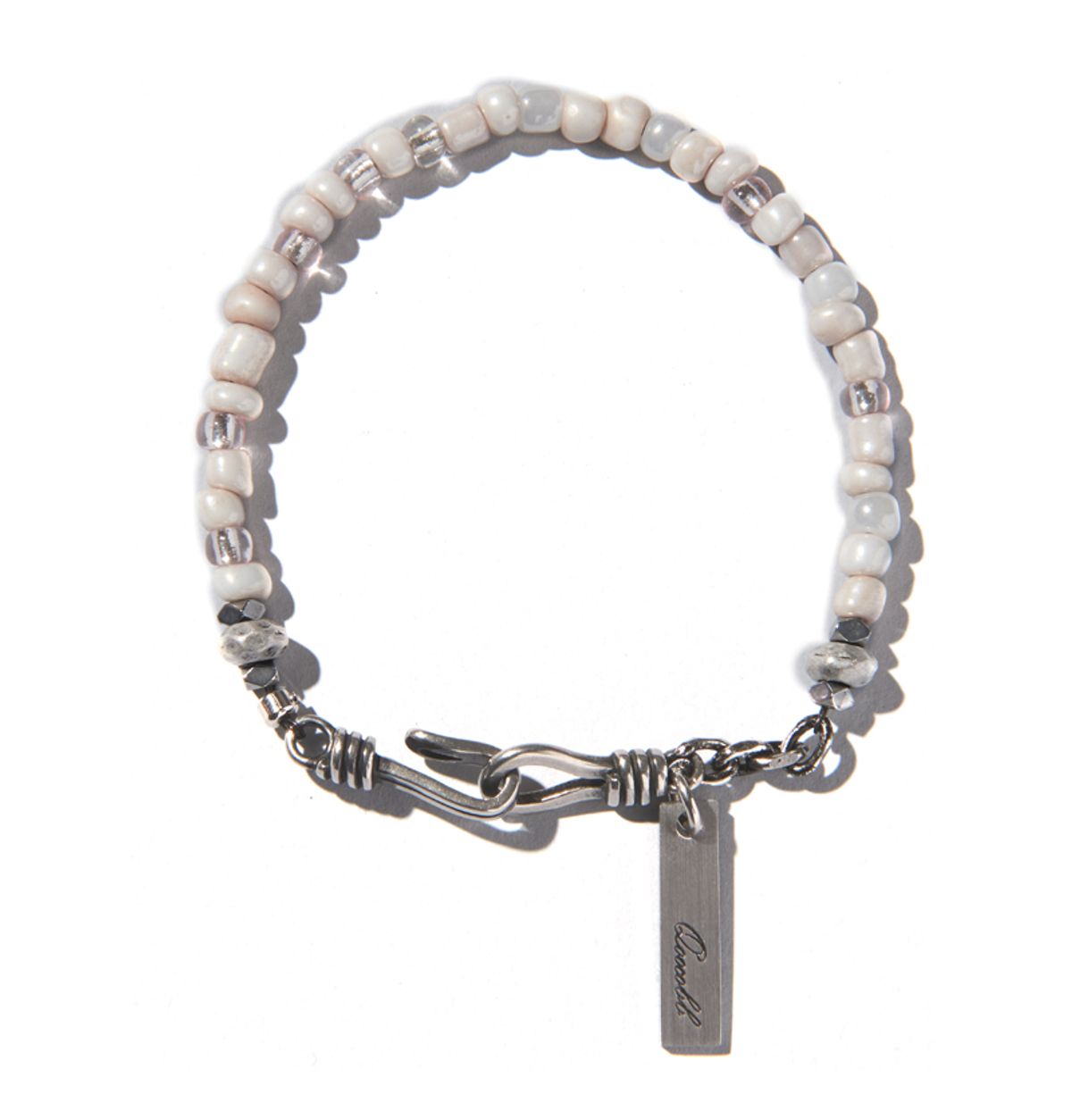 쿠콥(QOOCOBB) 라이트핑크 Cherry Blossom 비즈 팔찌 Unfreedic Bracelet-01