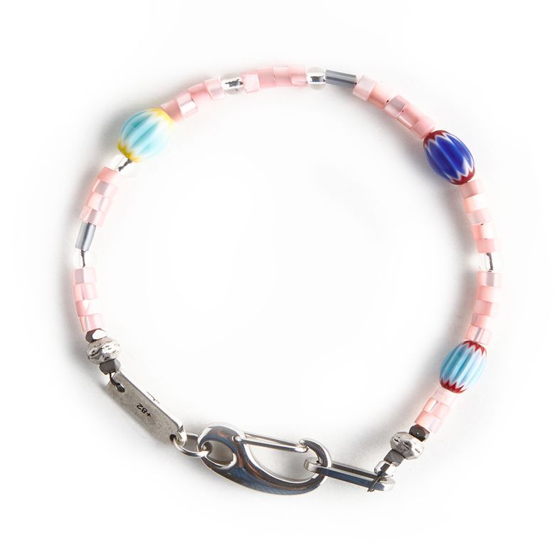 핑크 자개 비즈 팔찌 Unfreedic Bracelet-13