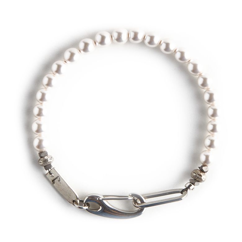 화이트 담수 진주 팔찌 Unfreedic Bracelet-14