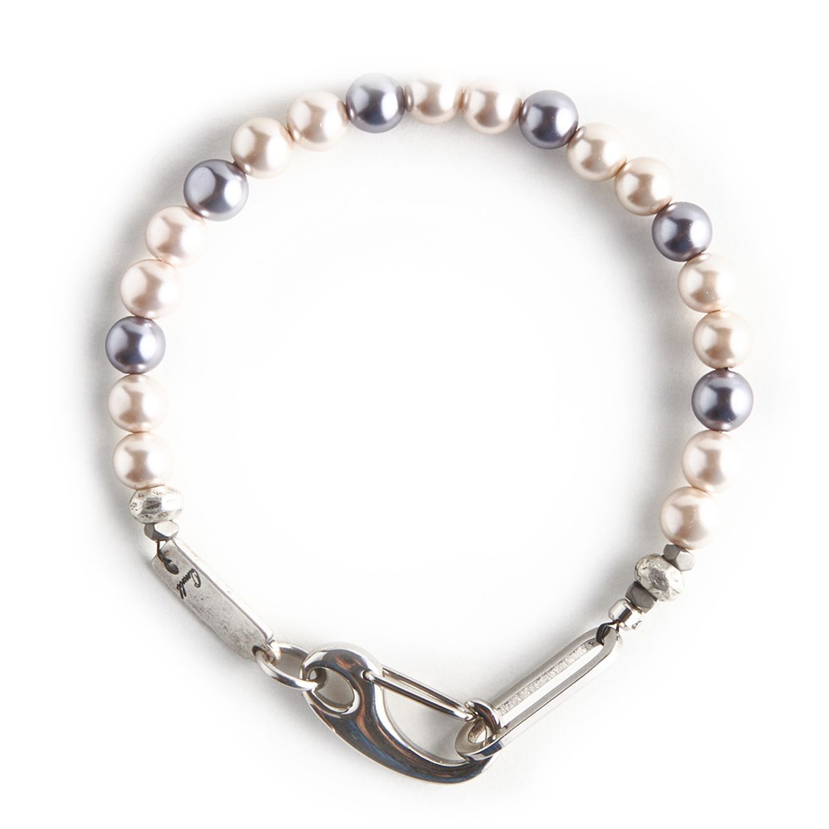 쿠콥(QOOCOBB) 쓰리컬러 담수 진주 팔찌 Unfreedic Bracelet-15