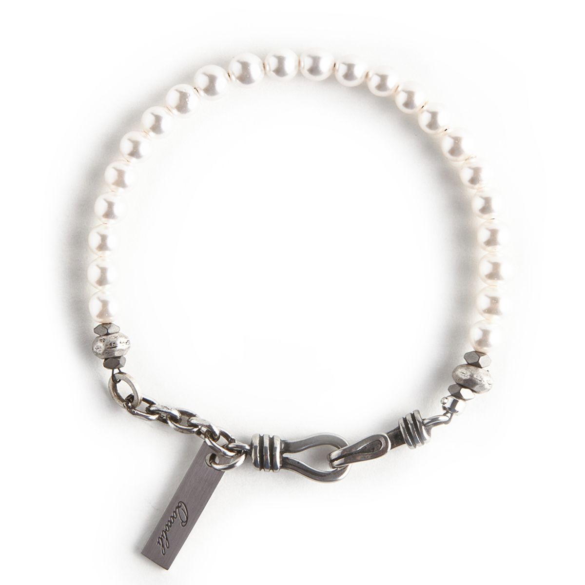 쿠콥(QOOCOBB) 화이트 담수 진주 팔찌 Unfreedic Bracelet-16