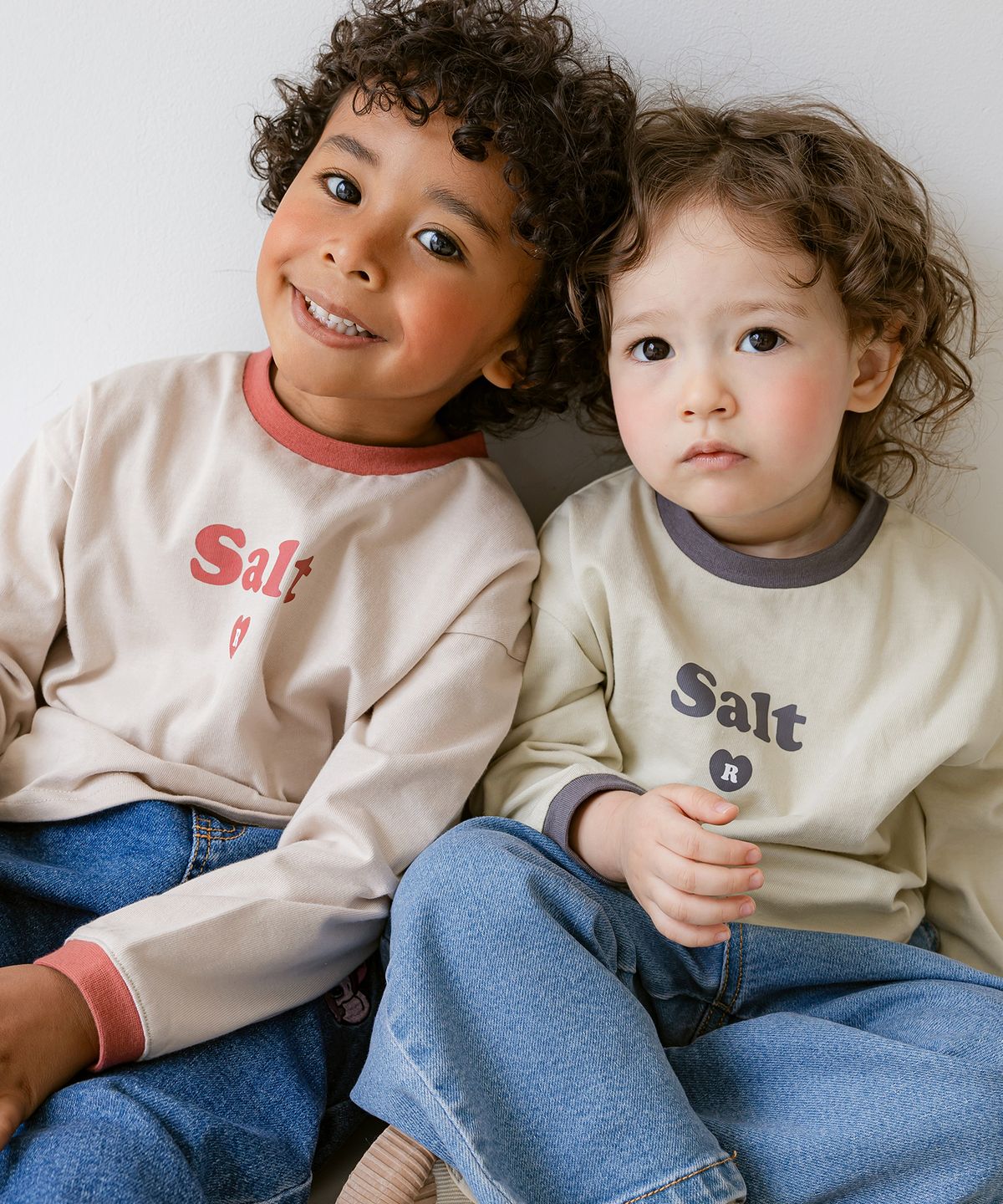 로토토베베(ROTOTOBEBE) 솔트솔리드티셔츠(2color)