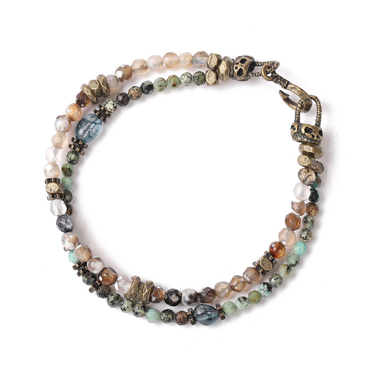 쿠콥(QOOCOBB) 멀티컬러 젬스톤 2way 브레이슬릿 Gemstone Classic-37