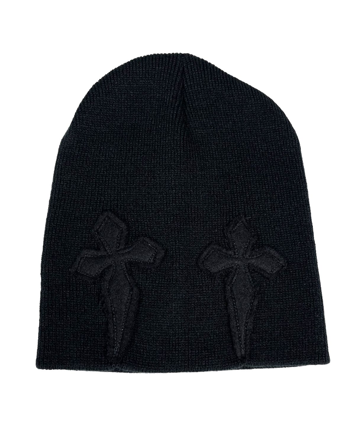 스케이터락(SK8ER ROCK) Gothic Cross Beanie ((black*napping terry)
