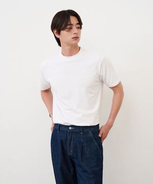 베이직 머슬핏 반팔티 (White)